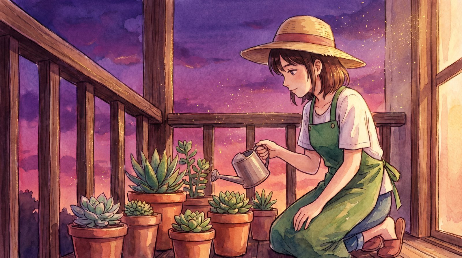 抖音揭秘阳台动漫多肉养护